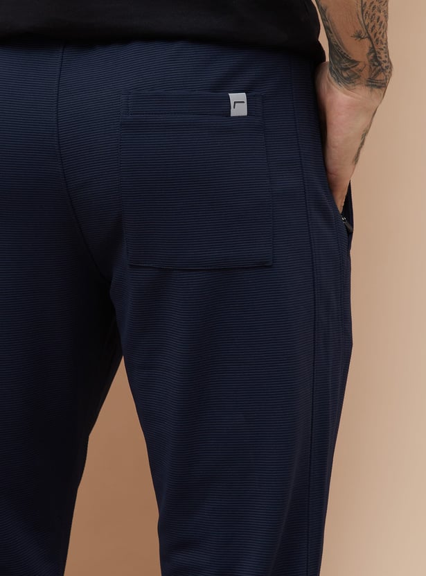 FAME FOREVER ACTIVE Textured Slim Fit Joggers