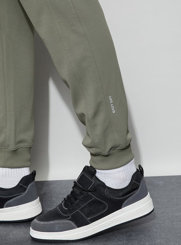 FAME FOREVER ACTIVE Textured Slim Fit Joggers