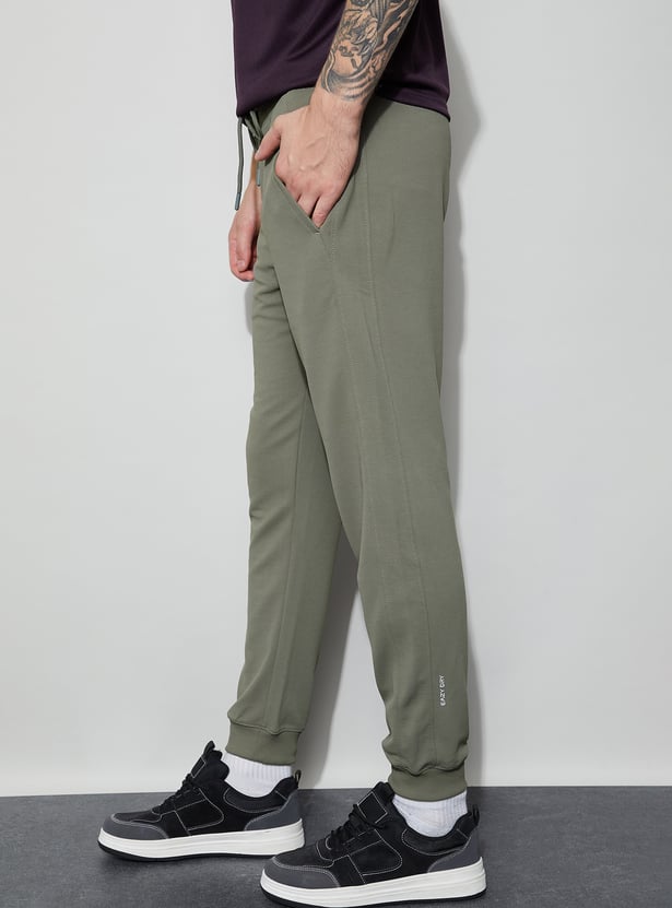 FAME FOREVER ACTIVE Textured Slim Fit Joggers