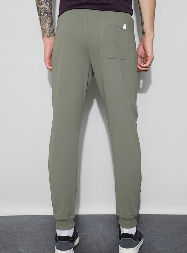 FAME FOREVER ACTIVE Textured Slim Fit Joggers