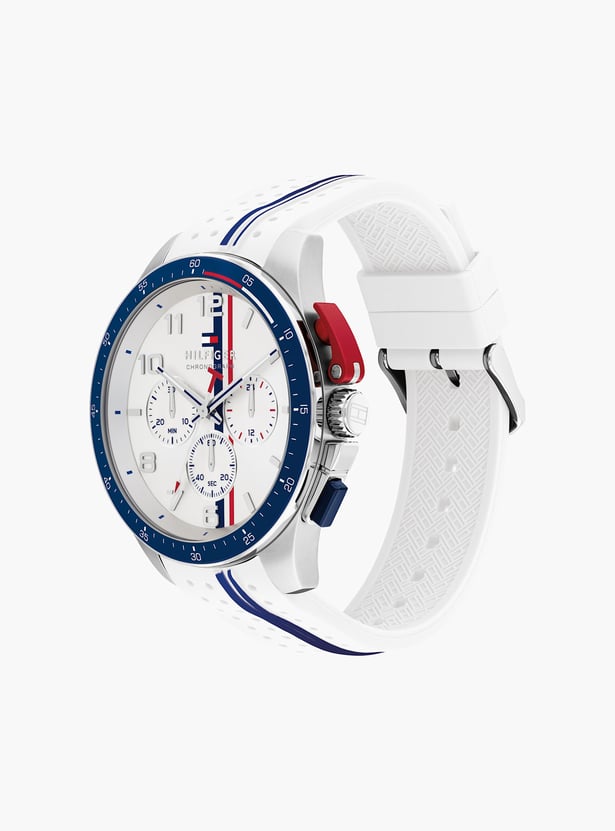 TOMMY HILFIGER Silicone Strap Chronograph Watch - TH1792167W
