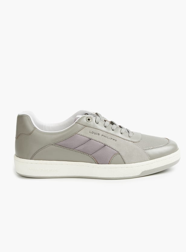 LOUIS PHILIPPE Leather Panelled Sneakers