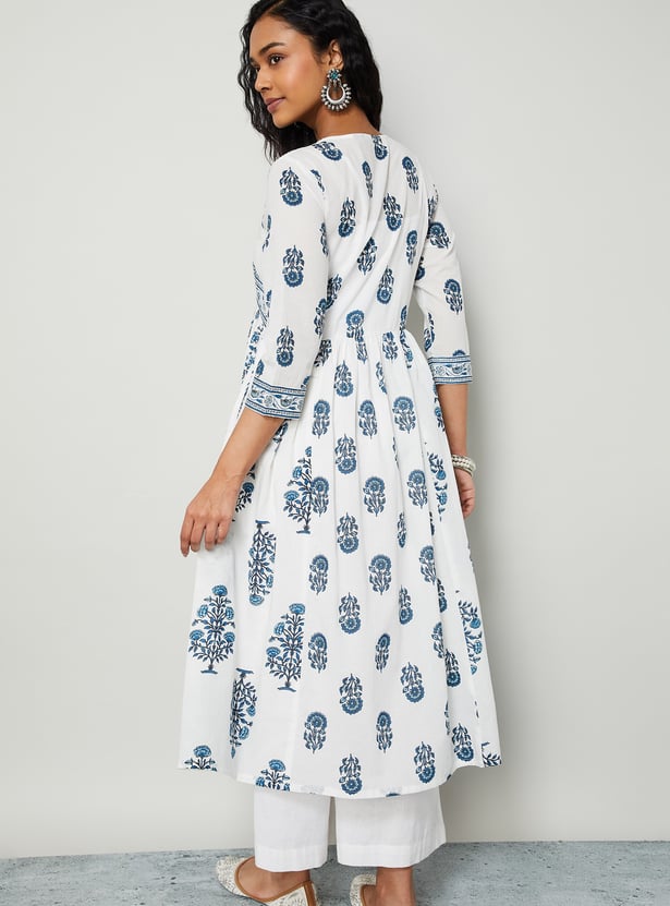 MELANGE Ethnic Motif Alia Cut Kurta