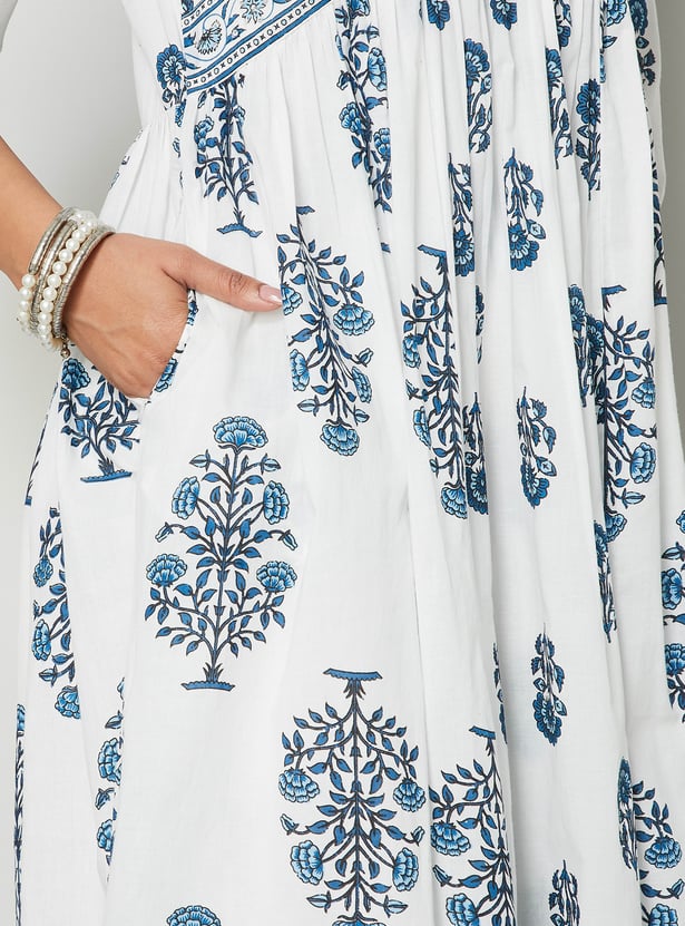 MELANGE Ethnic Motif Alia Cut Kurta