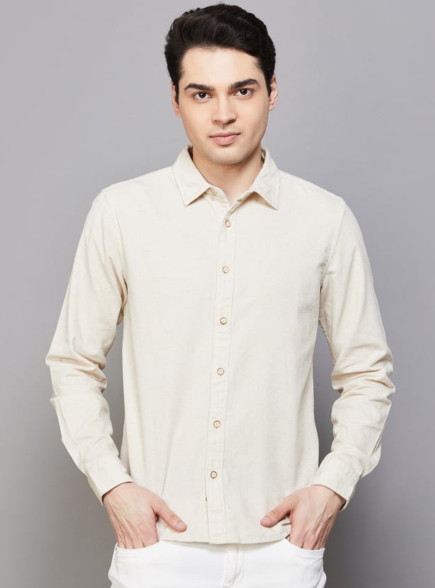 UNITED COLORS OF BENETTON Corduroy Regular Fit Shirt