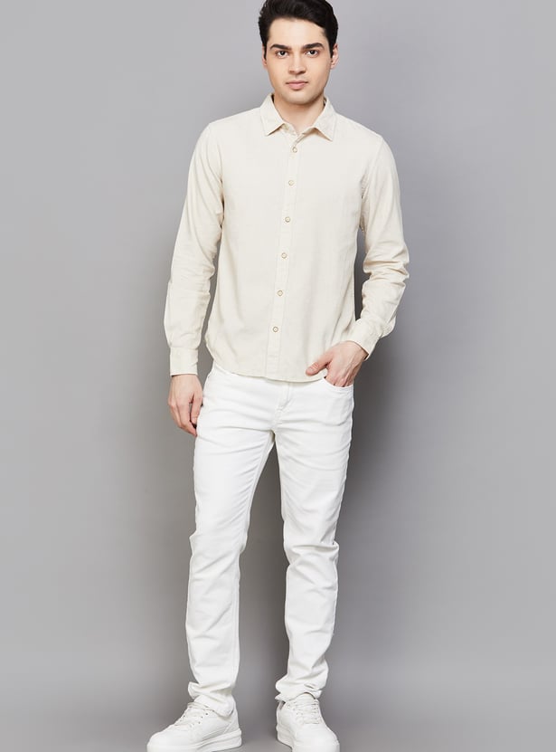 UNITED COLORS OF BENETTON Corduroy Regular Fit Shirt
