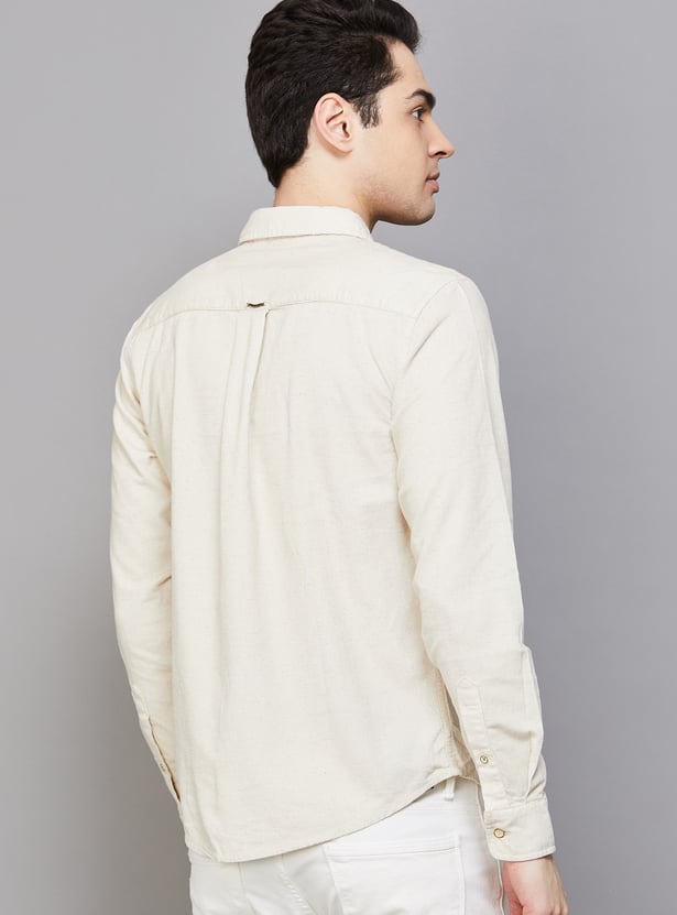 UNITED COLORS OF BENETTON Corduroy Regular Fit Shirt