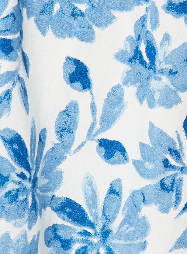 COLOUR ME Floral Print Midi Dress