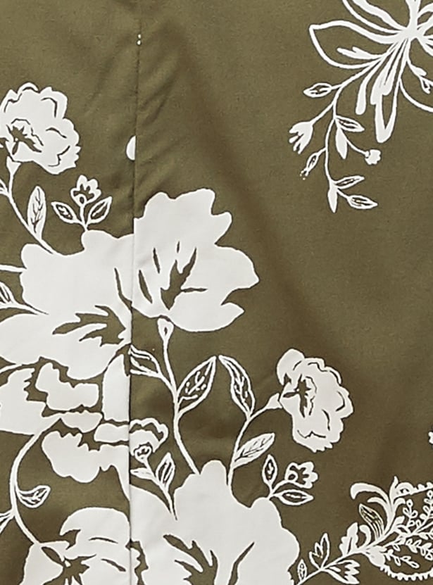 COLOUR ME Floral Print A-line Dress