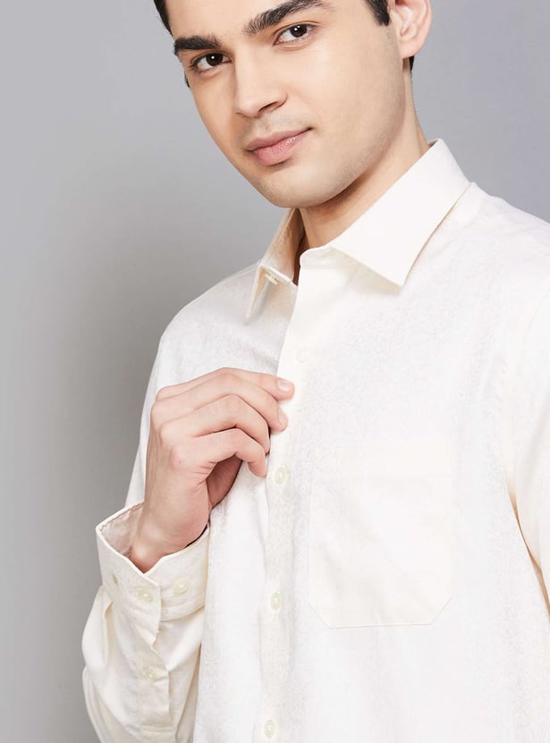 LOUIS PHILIPPE Woven Classic Fit Formal Shirt