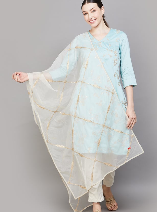 W Embroidered Dupatta
