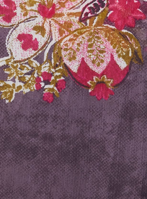 W Printed Straight Kurta Set