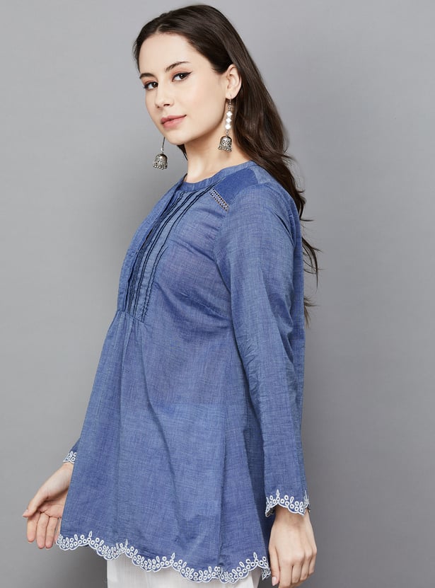 W Self Design Top