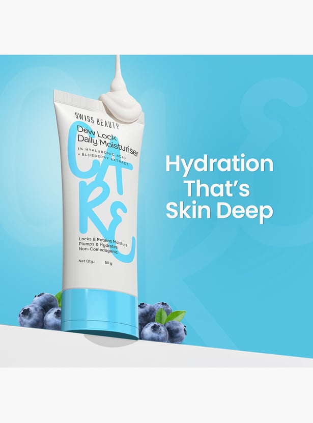 SWISS BEAUTY Dewy Lock Daily Moisturiser - 50g