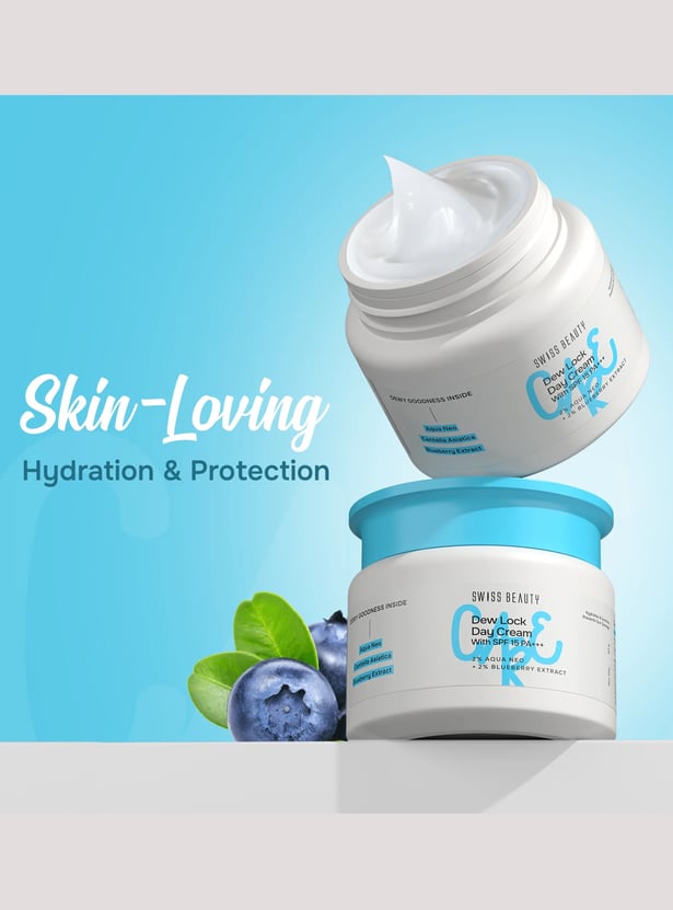SWISS BEAUTY Dew Lock Day Cream with SPF15 - 50g