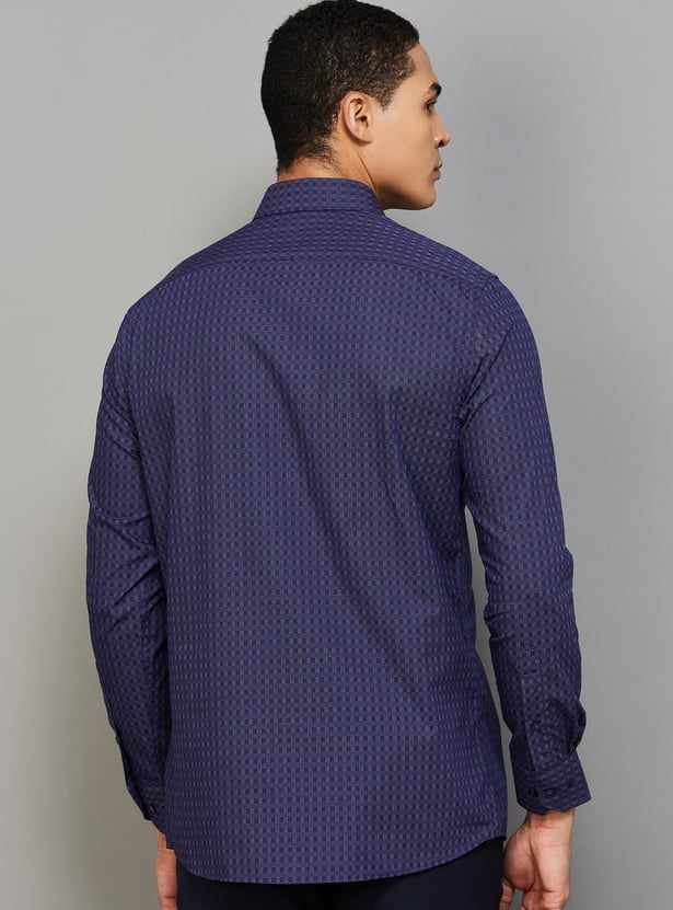 LOUIS PHILIPPE Checked Regular Fit Formal Shirt