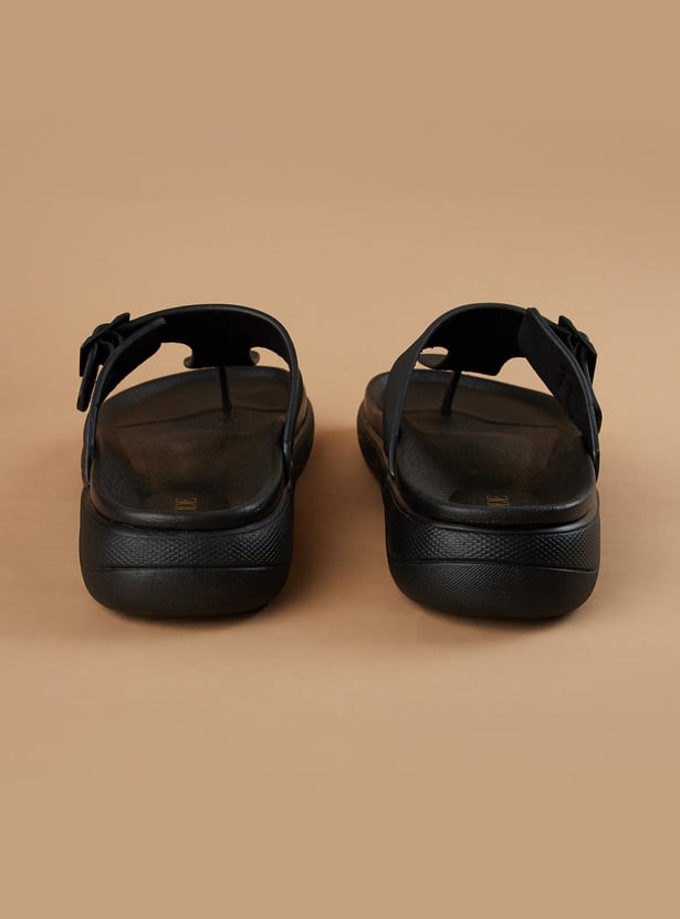 CODE Solid T-strap Flip Flops