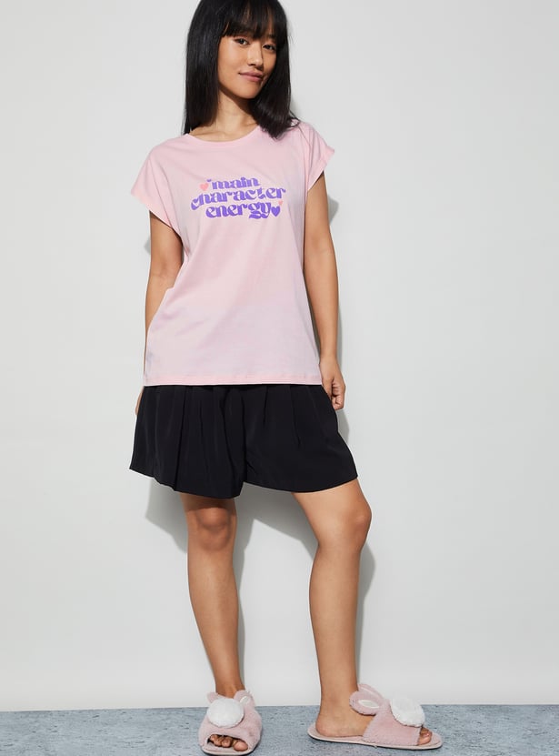 GINGER Printed Lounge T-shirt