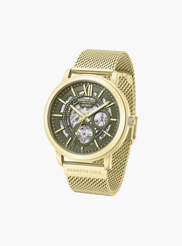 KENNETH COLE Aurora Stainless Steel Skeleton Analog Watch - KCWGY0081203MNW