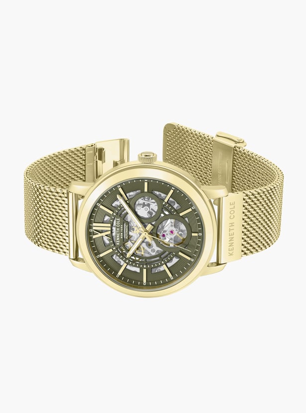 KENNETH COLE Aurora Stainless Steel Skeleton Analog Watch - KCWGY0081203MNW