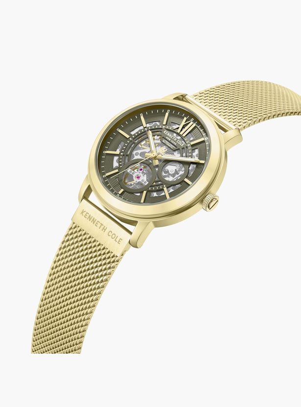 KENNETH COLE Aurora Stainless Steel Skeleton Analog Watch - KCWGY0081203MNW