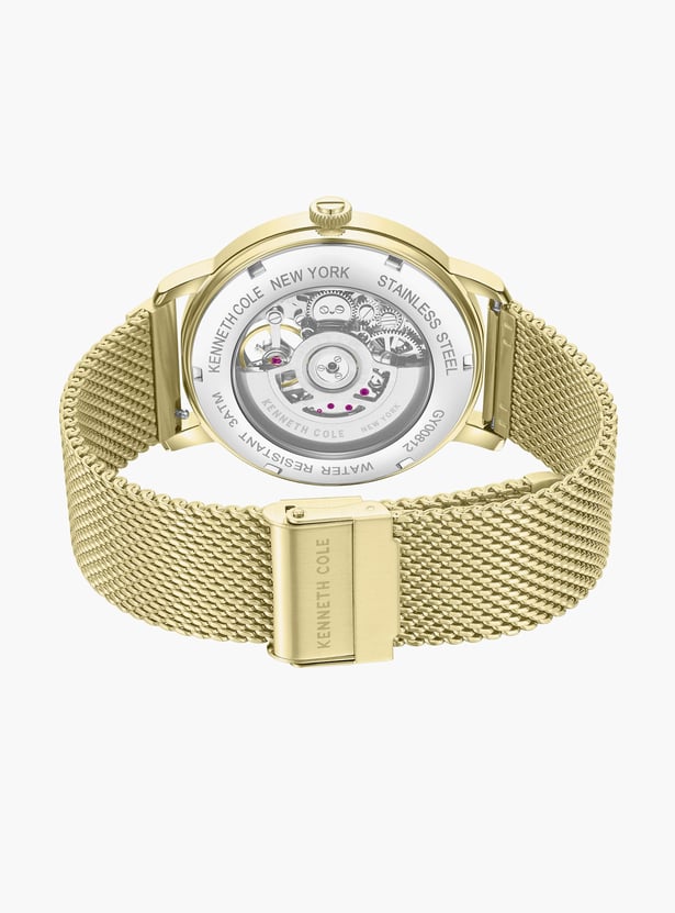 KENNETH COLE Aurora Stainless Steel Skeleton Analog Watch - KCWGY0081203MNW