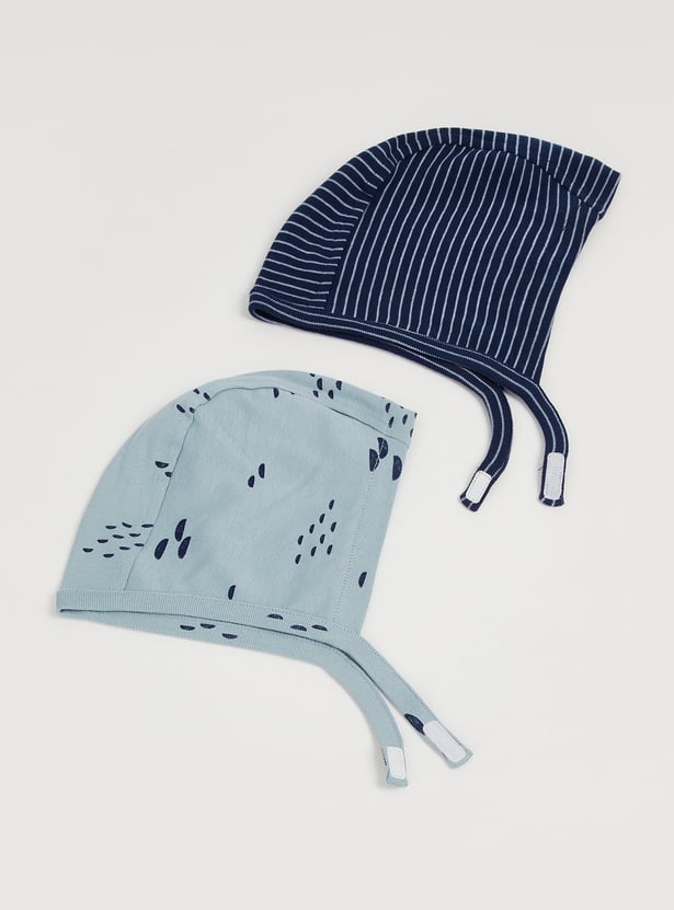 FS MINI KLUB Boys Assorted Bonnet - Pack of 2