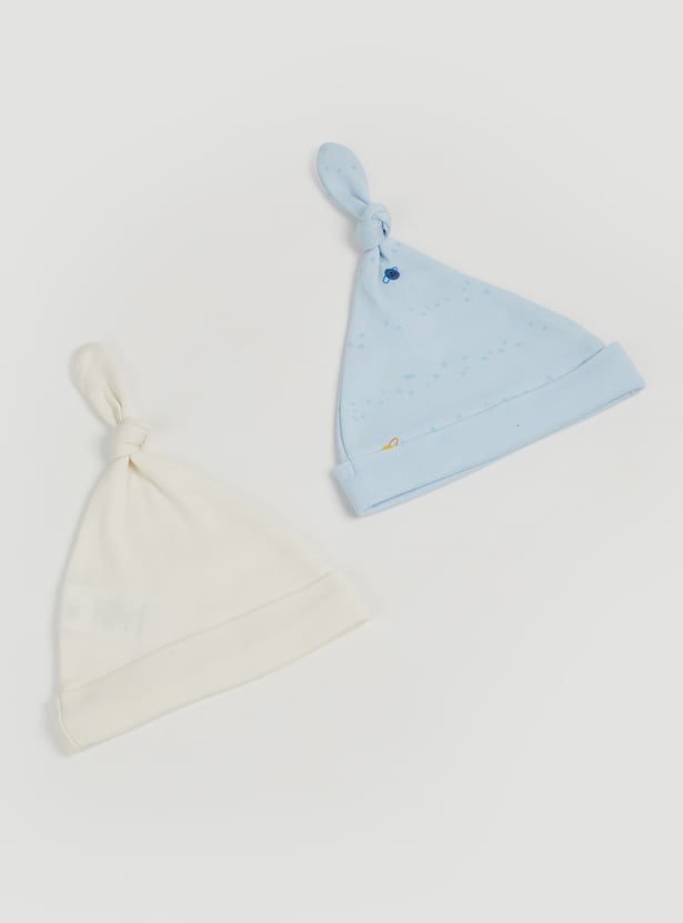 FS MINI KLUB Boys Assorted Beanies - Pack of 2