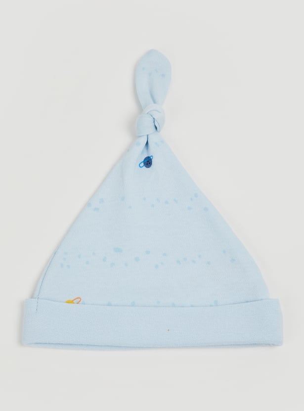 FS MINI KLUB Boys Assorted Beanies - Pack of 2