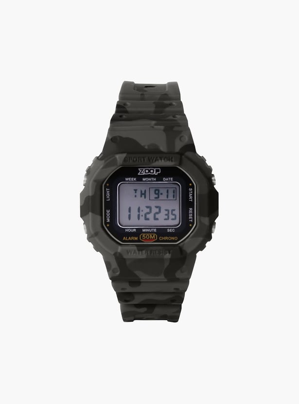 ZOOP Camouflage Print Digital Watch - 16052PP02