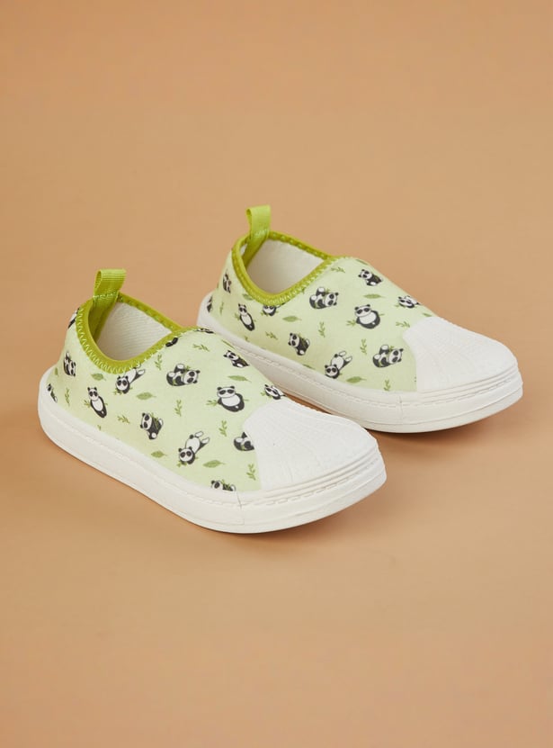 FAME FOREVER Printed Slip-On Sneakers