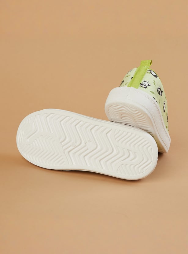 FAME FOREVER Printed Slip-On Sneakers