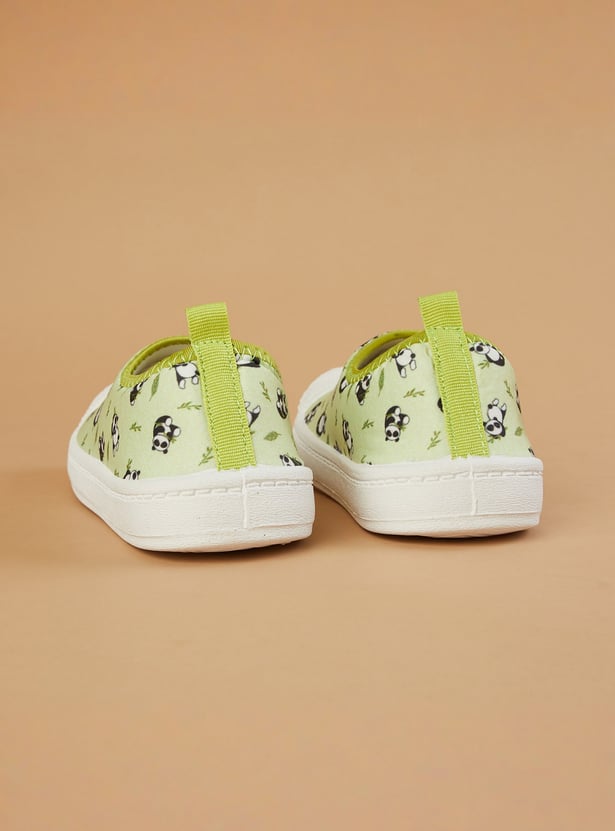 FAME FOREVER Printed Slip-On Sneakers