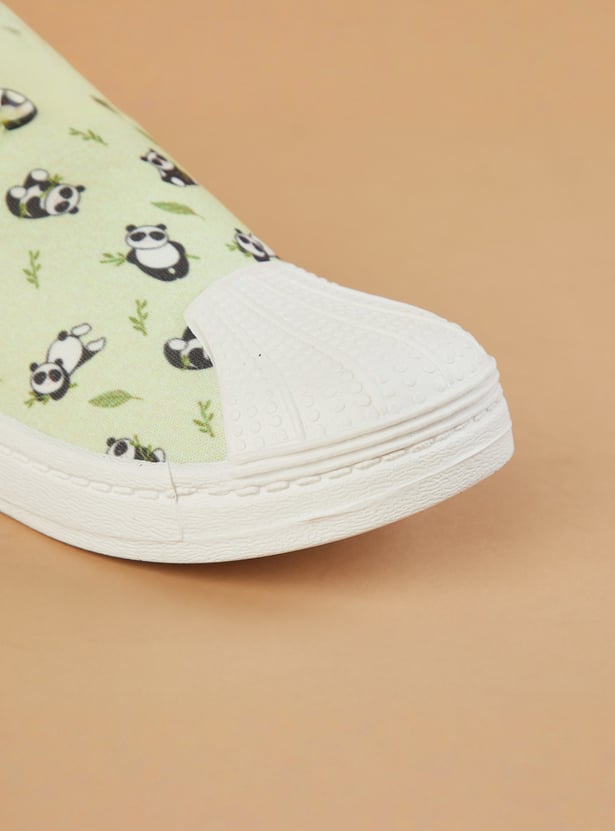 FAME FOREVER Printed Slip-On Sneakers