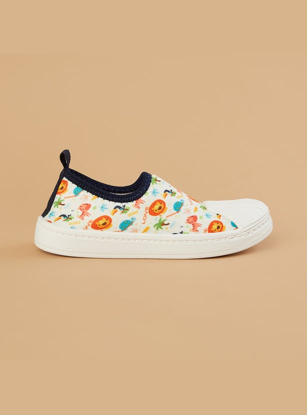 FAME FOREVER Printed Slip-On Sneakers