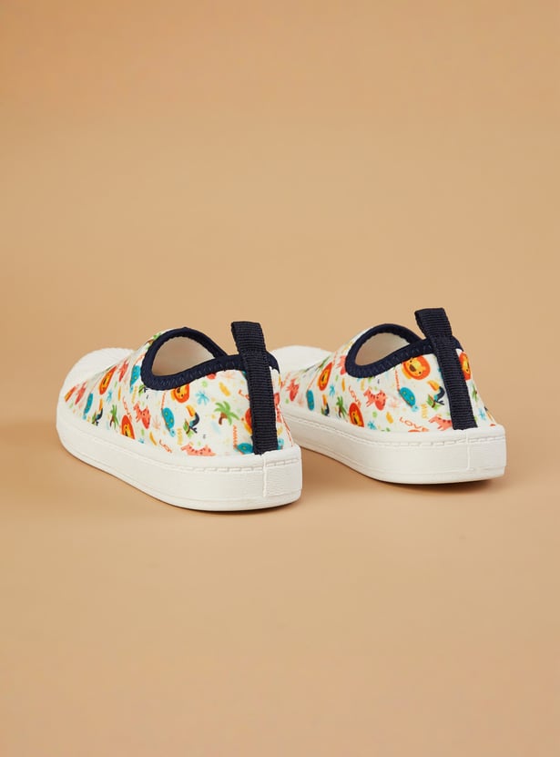 FAME FOREVER Printed Slip-On Sneakers