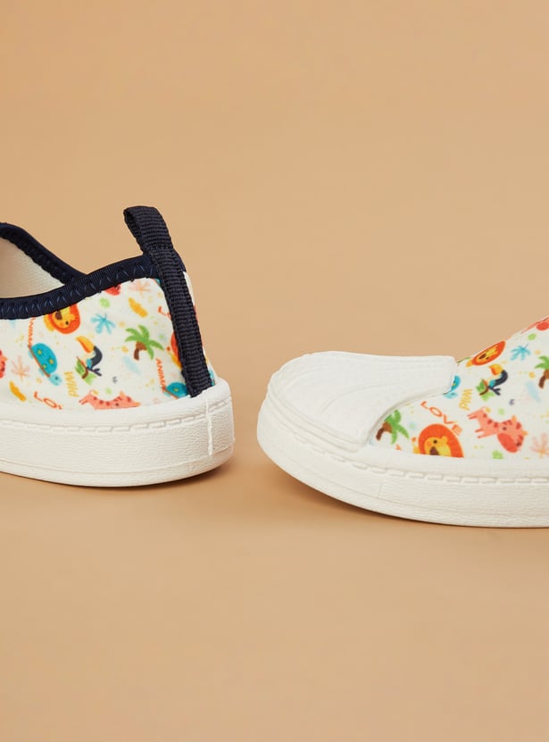 FAME FOREVER Printed Slip-On Sneakers