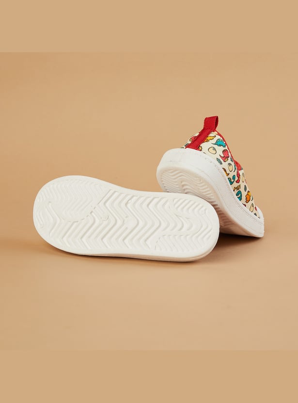 FAME FOREVER Boys Dinosaur Print Sip-On Shoes