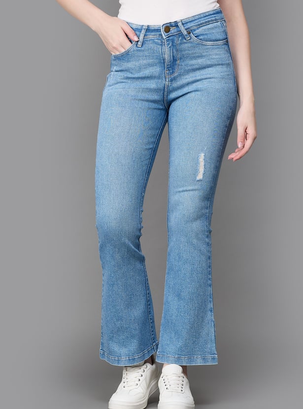 XPOSE Washed Bootcut Jeans