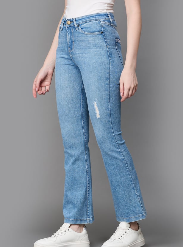 XPOSE Washed Bootcut Jeans