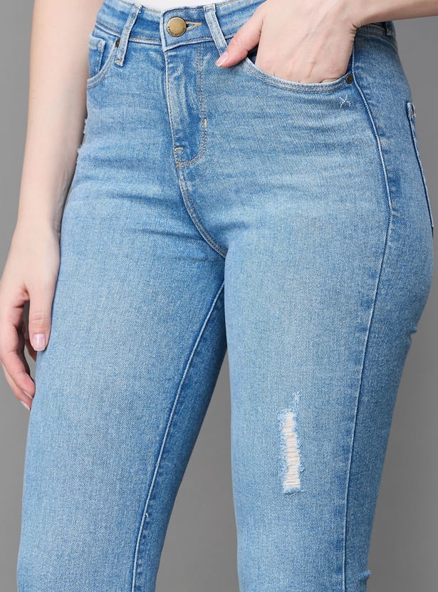 XPOSE Washed Bootcut Jeans