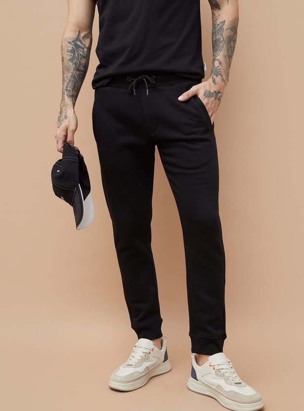 FAME FOREVER Solid Fleece Joggers