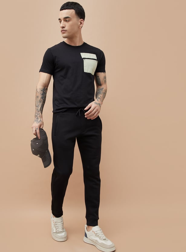 FAME FOREVER Solid Fleece Joggers