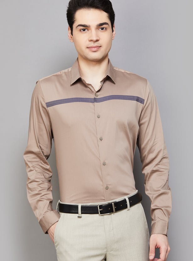 LOUIS PHILIPPE Striped Super Slim Formal Shirt
