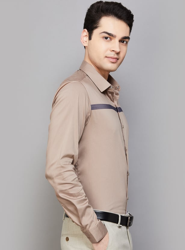 LOUIS PHILIPPE Striped Super Slim Formal Shirt