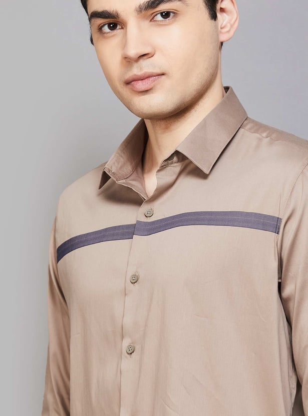 LOUIS PHILIPPE Striped Super Slim Formal Shirt