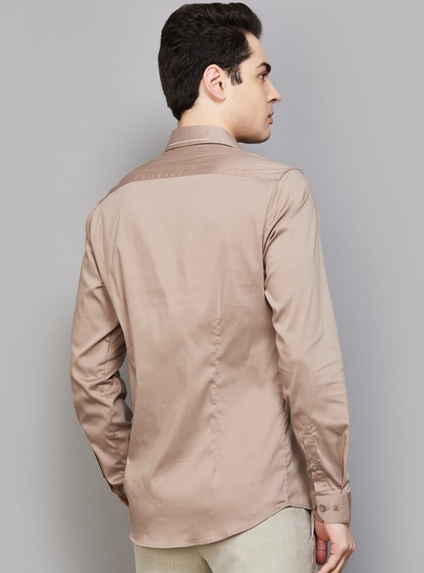 LOUIS PHILIPPE Striped Super Slim Formal Shirt