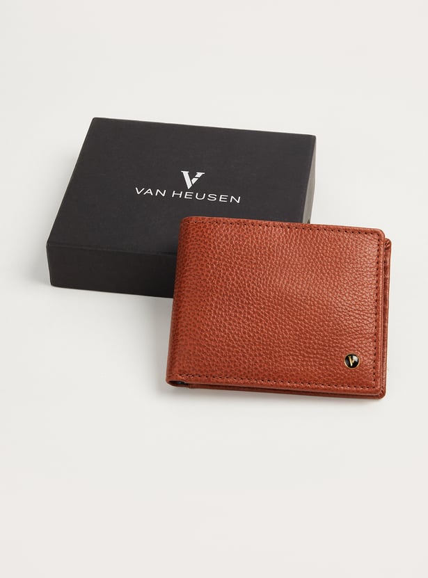 VAN HEUSEN Textured Bi-Fold Wallet
