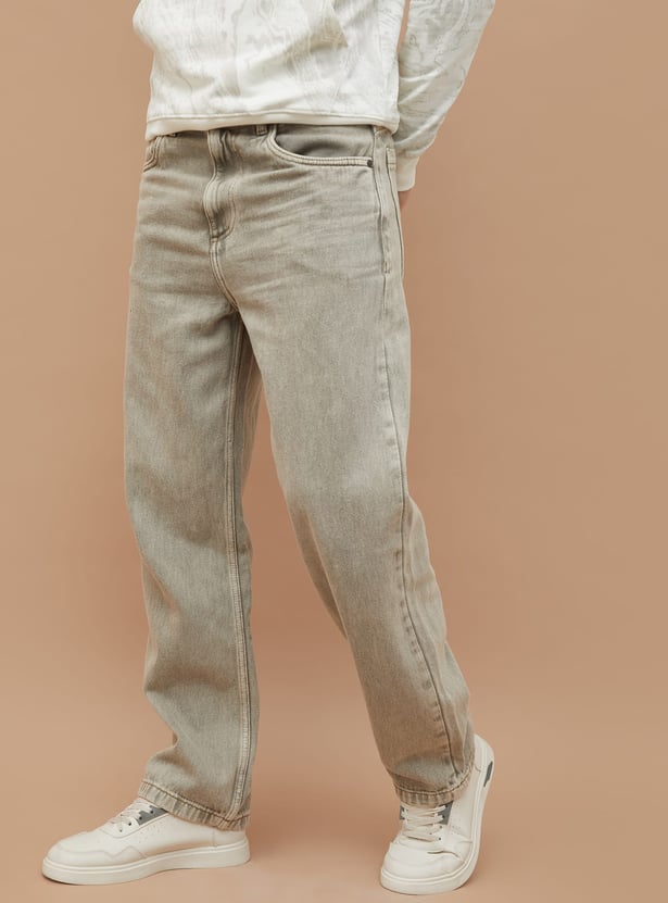 FORCA Solid Loose Fit Jeans
