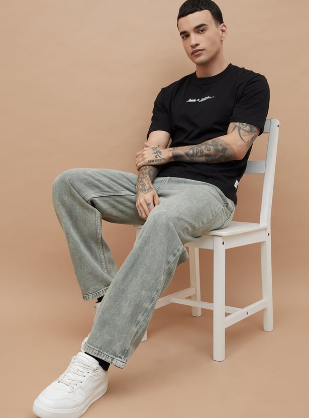 FORCA Solid Loose Fit Jeans